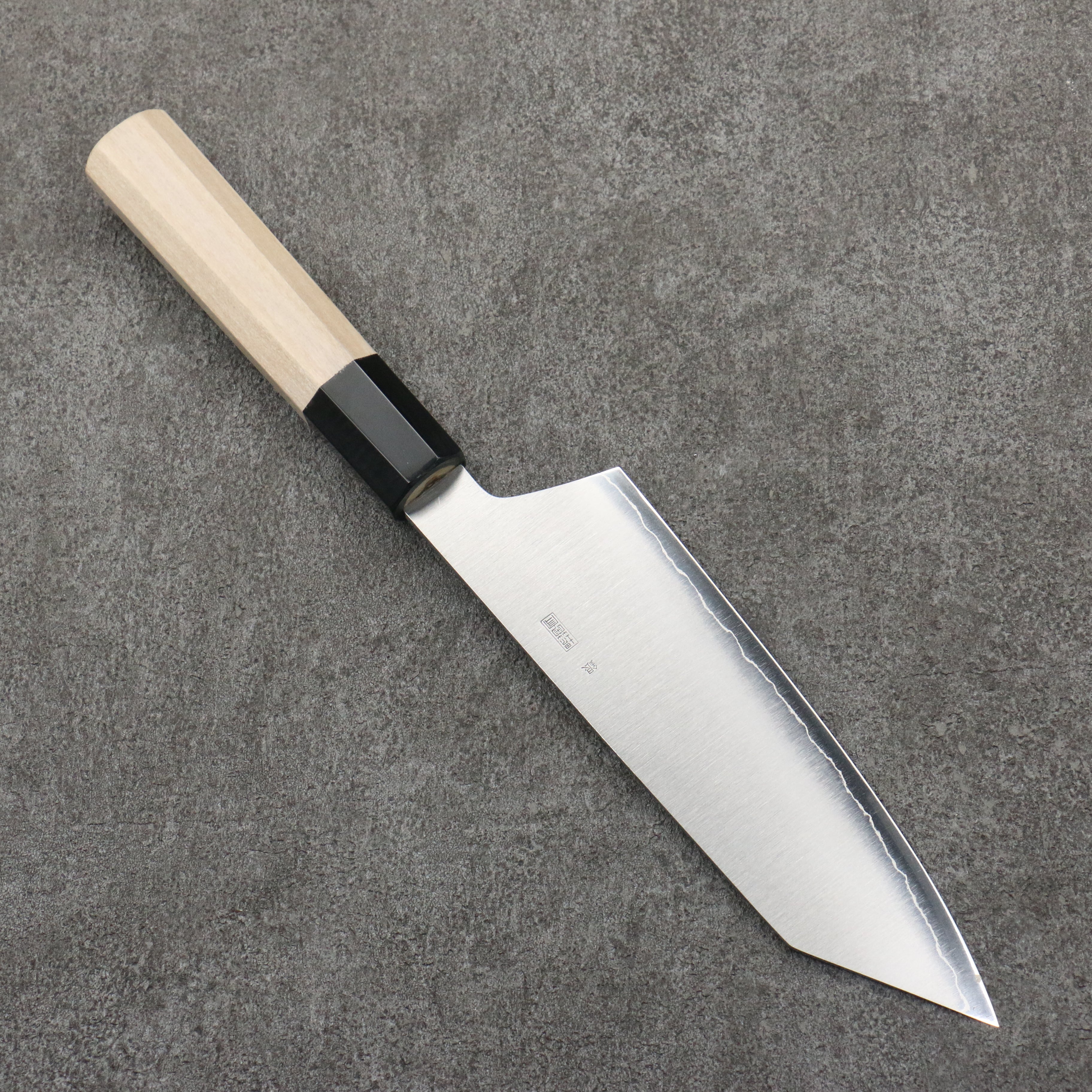 Premium Kikuzuki Silver Steel No.3 Kiritsuke Santoku Knife 180mm with Magnolia Wood Handle - Japanese Chef Knife for Slicing, Dicing & Precision Cutting - Perfect for Home Cooks & Professional Kitchens