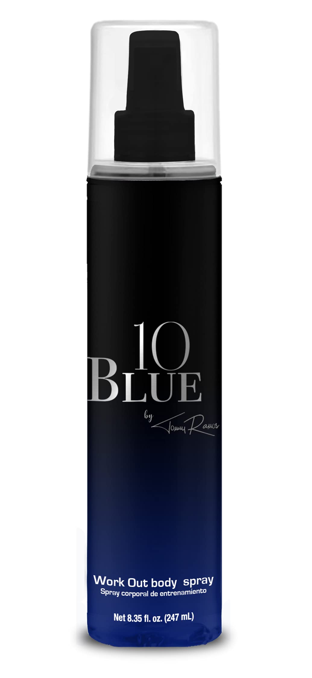 Tommy Ramos 10 Blue Body Spray for Men - 8.4 oz (247ml) | Long-Lasting Fragrance, Fresh & Masculine Scent | Perfect for Daily Use, Gym, Work & Night Out