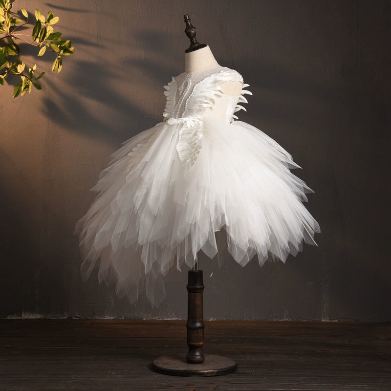 Elegant Baby Girl Puffy Birthday Dress for Toddlers - Princess Party Gown for Beauty Pageants & Special Occasions | Perfect for Birthday Celebrations, Photo Shoots & Pageant Events