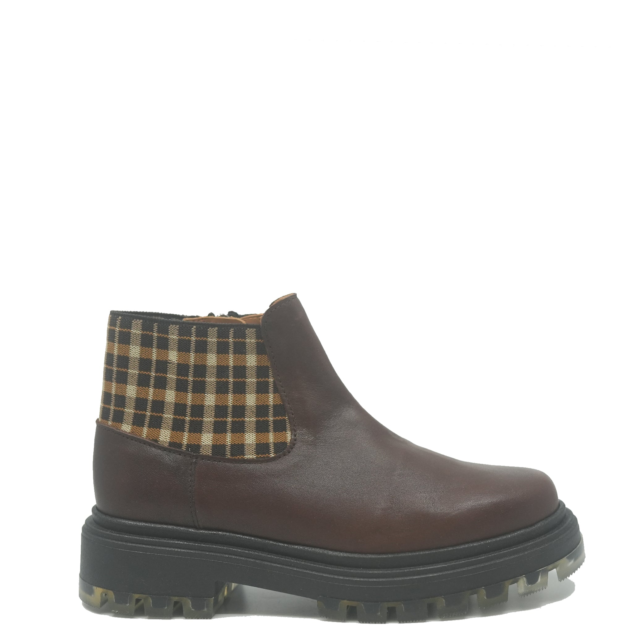 Papanatas Chocolate Brown Chunky Bootie - Stylish Winter Ankle Boots for Women | Waterproof & Comfortable | Perfect for Casual Outings, Work & Travel