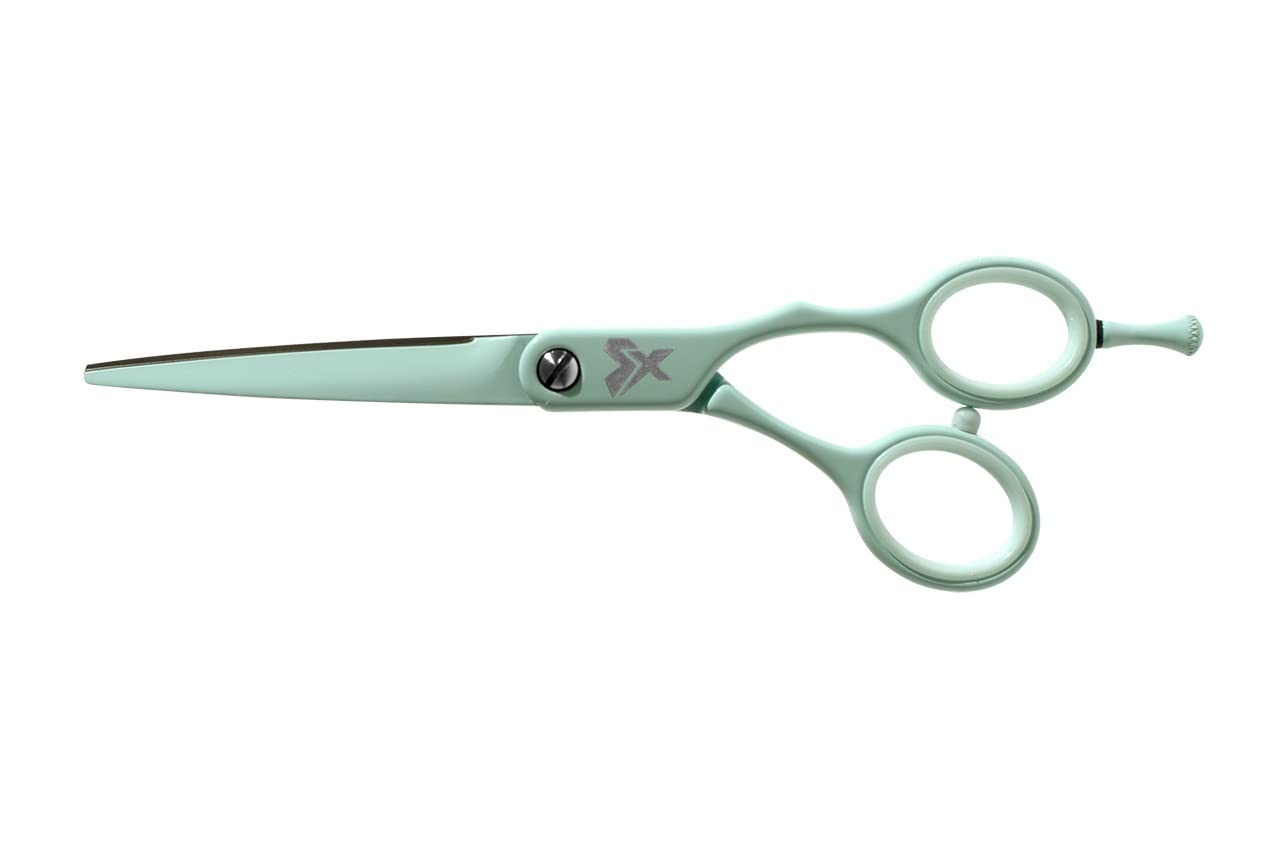 Professional Salon Haircutting Scissors Set - Hair Cape, Static Free Vent Brush, Teasing Brush & Hair Clips Kit | Stylist Tools for Home & Salon Use | Cricket 