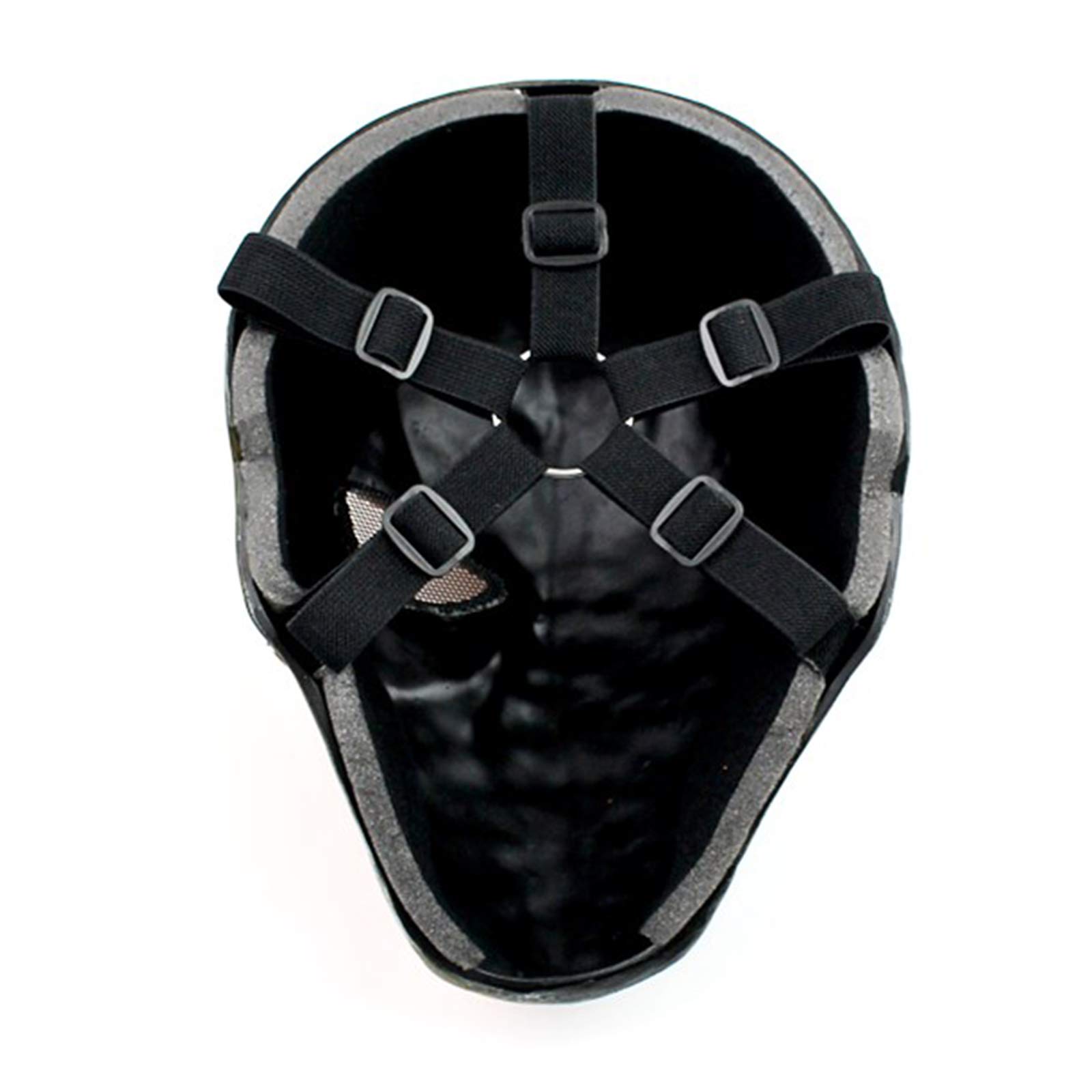 Deathstroke Mask Helmet - 1:1 Replica for Airsoft, Paintball & Cosplay | Full Face Protection | Black-Red Design | Perfect for Halloween, Comic Con & Tactical Games