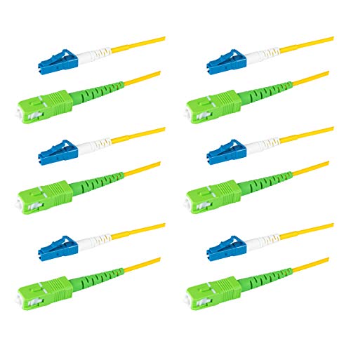 SC/APC to LC/UPC - 6 Pack