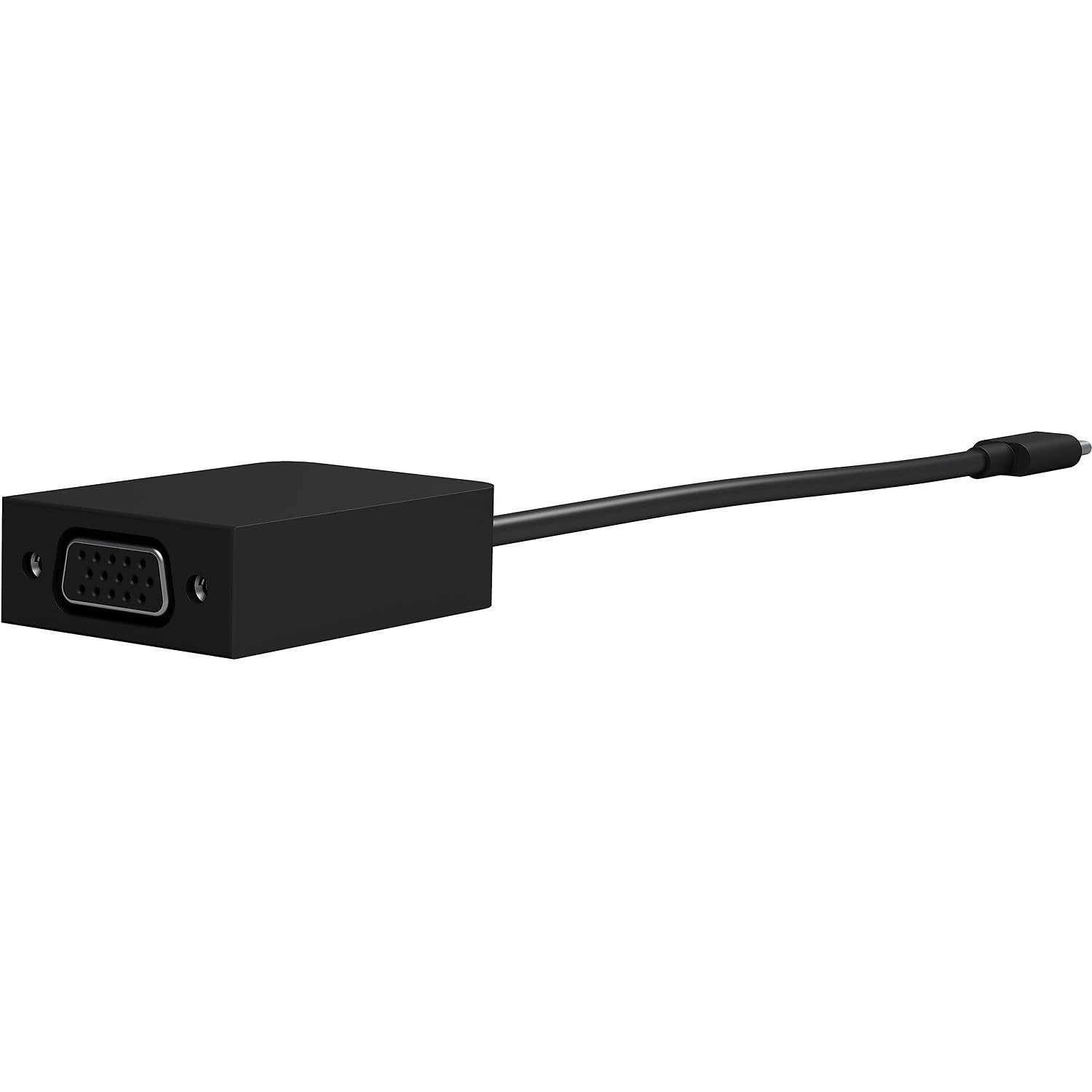 Microsoft Surface USB-C to VGA Adapter - Connect to Monitors & Projectors - Compatible with Surface Pro/Go/Laptop - Ideal for Presentations & Home Office Setup