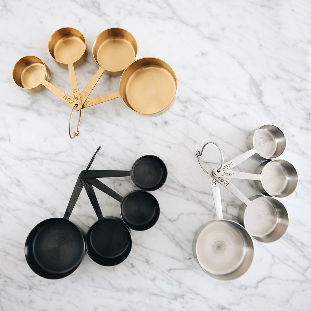 Premium Stainless Steel Measuring Cups Set - 5-Piece Kitchen Essentials for Baking & Cooking | Accurate Measuring Tools for Dry & Liquid Ingredients | Perfect for Home Chefs & Bakers
