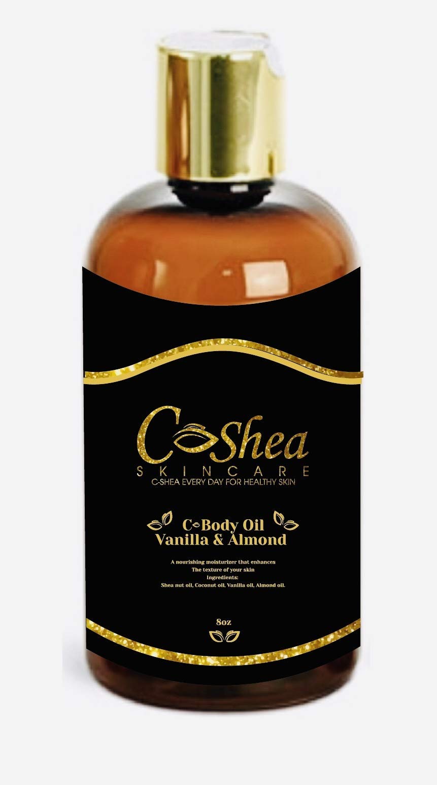 Nourishing C-Body Oil for Dry Skin - Hydrating & Moisturizing Body Oil with Vitamin E - Perfect for Massage, After Shower & Daily Skincare Routine