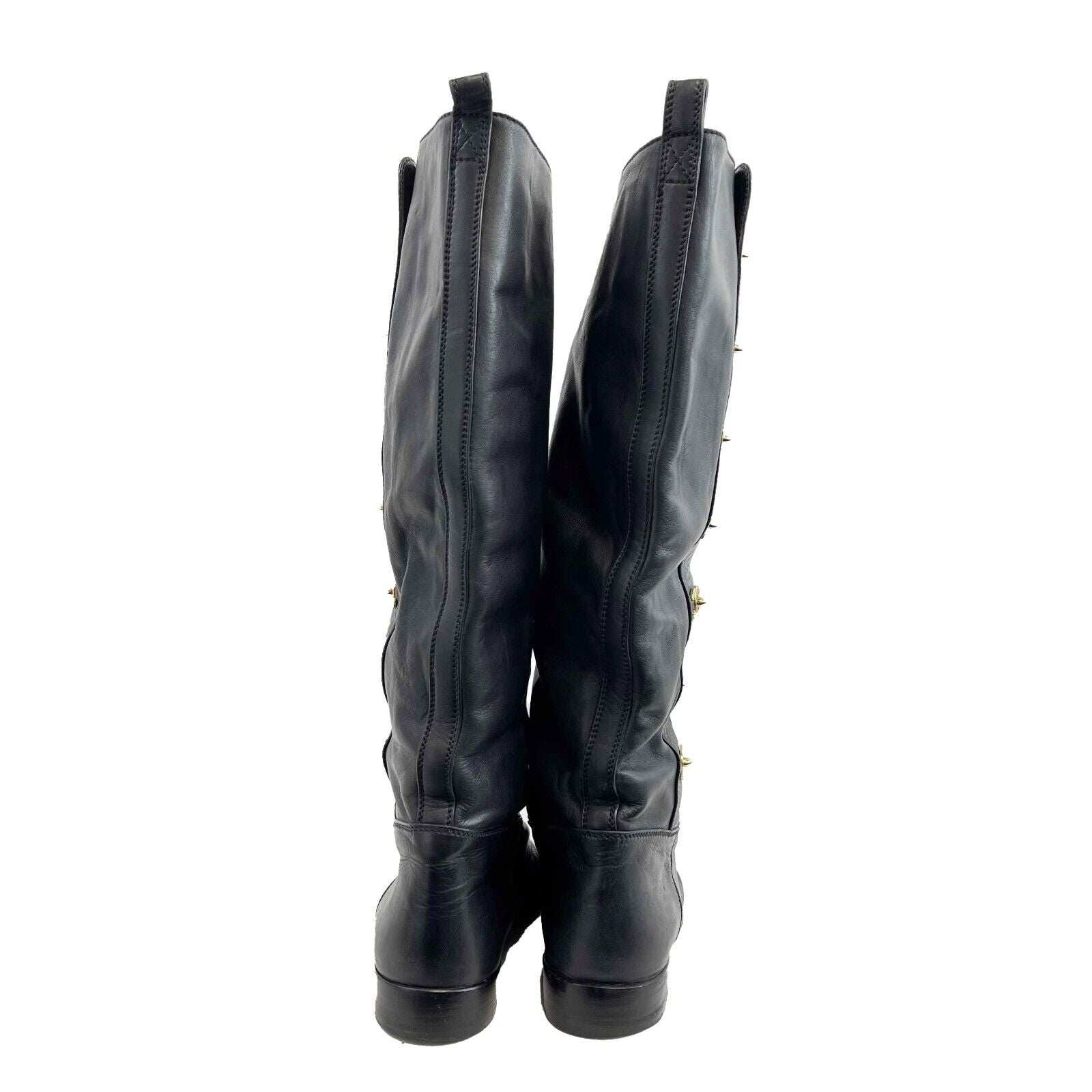 CHANEL Black Turn Lock CC Leather Boots Women's Size 8 (US) - Luxury Fashion Ankle Boots for Evening Wear & Night Out
