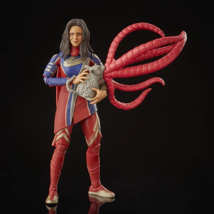 Marvel Legends Ms. Marvel The Marvels Action Figure with Totally Awesome Hulk BAF - Collectible Superhero Toy for Display & Marvel Universe Fans