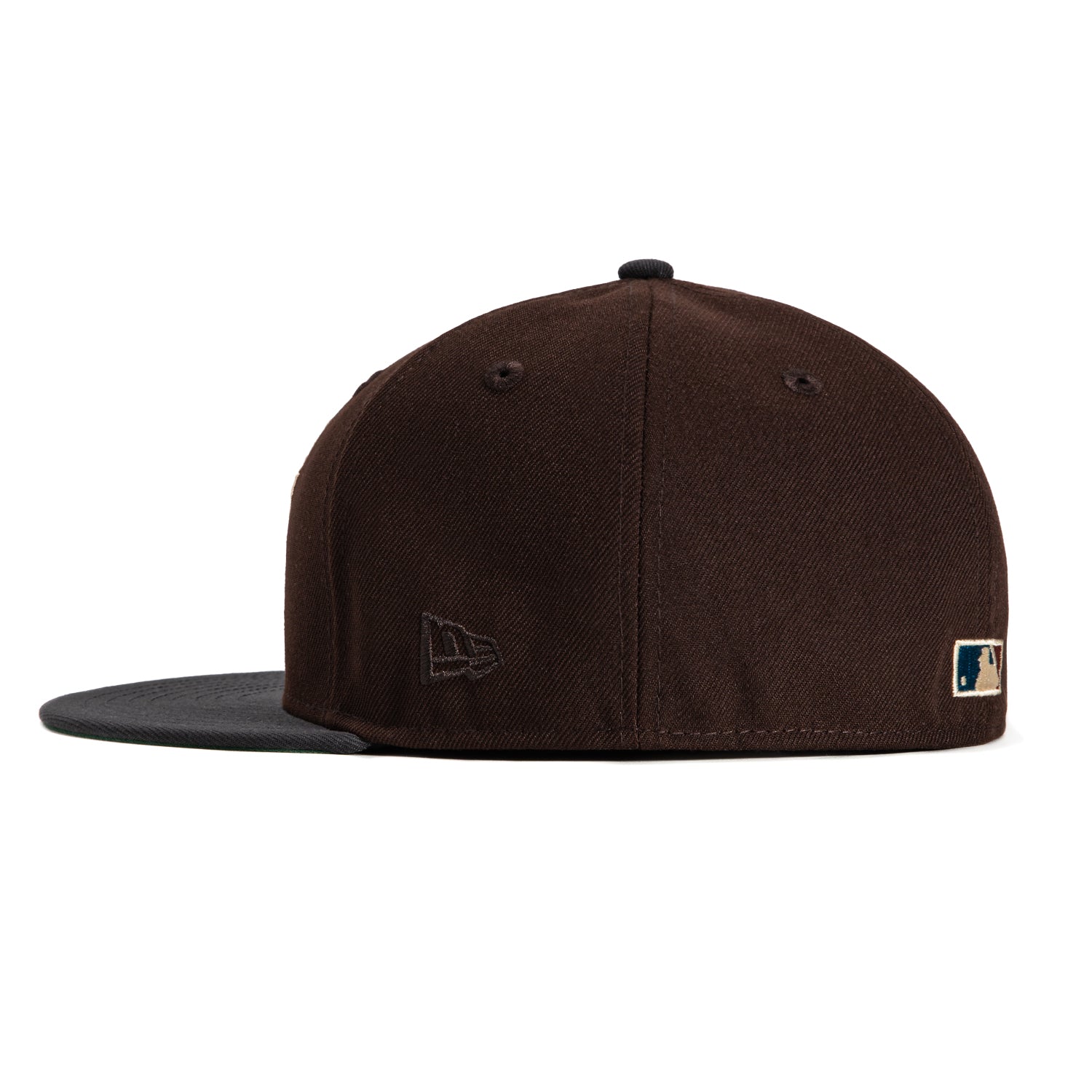New Era 59Fifty San Francisco Giants Battle of the Bay Patch Snapback Hat - Brown & Graphite Colorway | Official MLB Licensed Baseball Cap for Men, Women | Perfect for Games, Streetwear & Sports Fan Collections