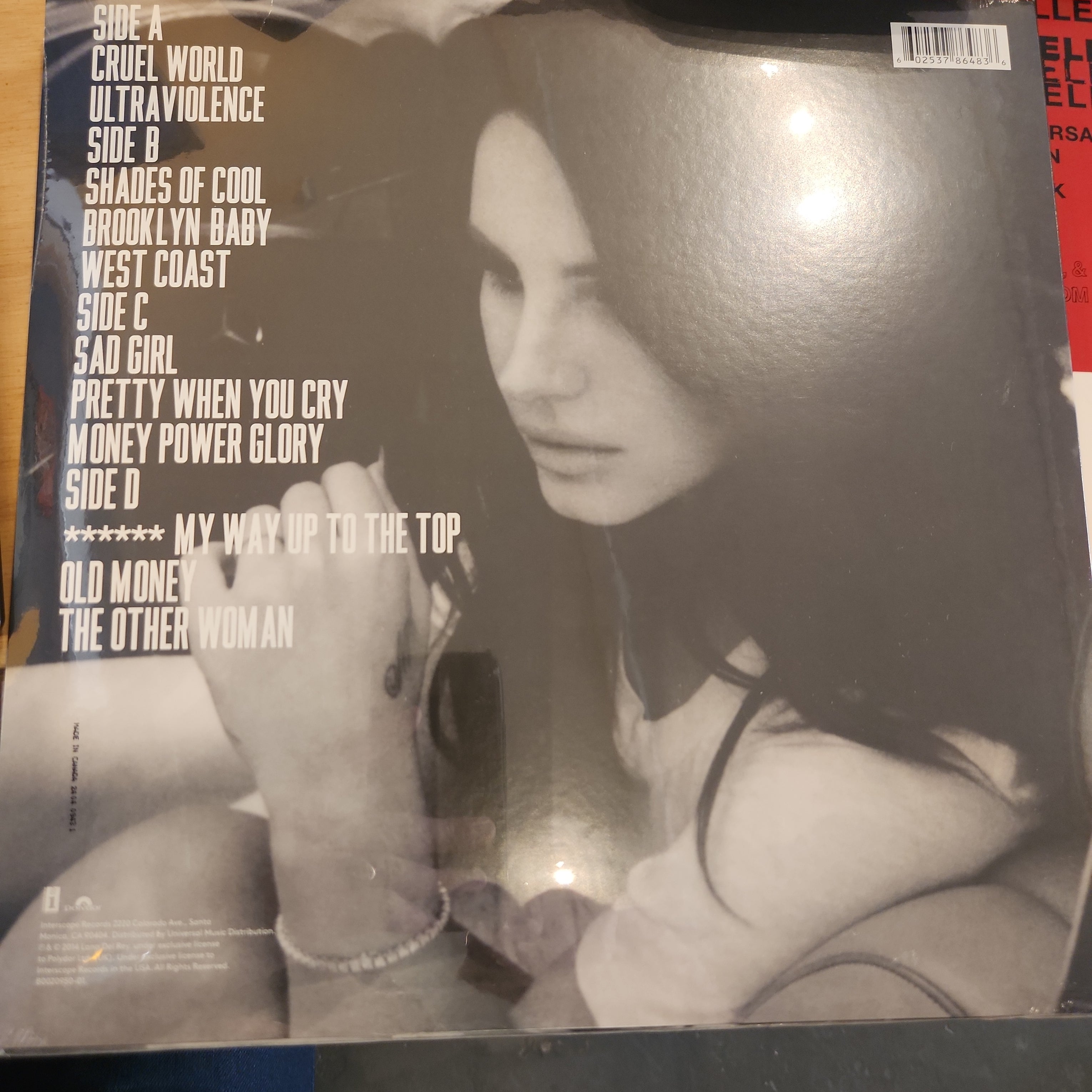 Lana Del Rey Ultraviolence Vinyl Record LP - Limited Edition 12