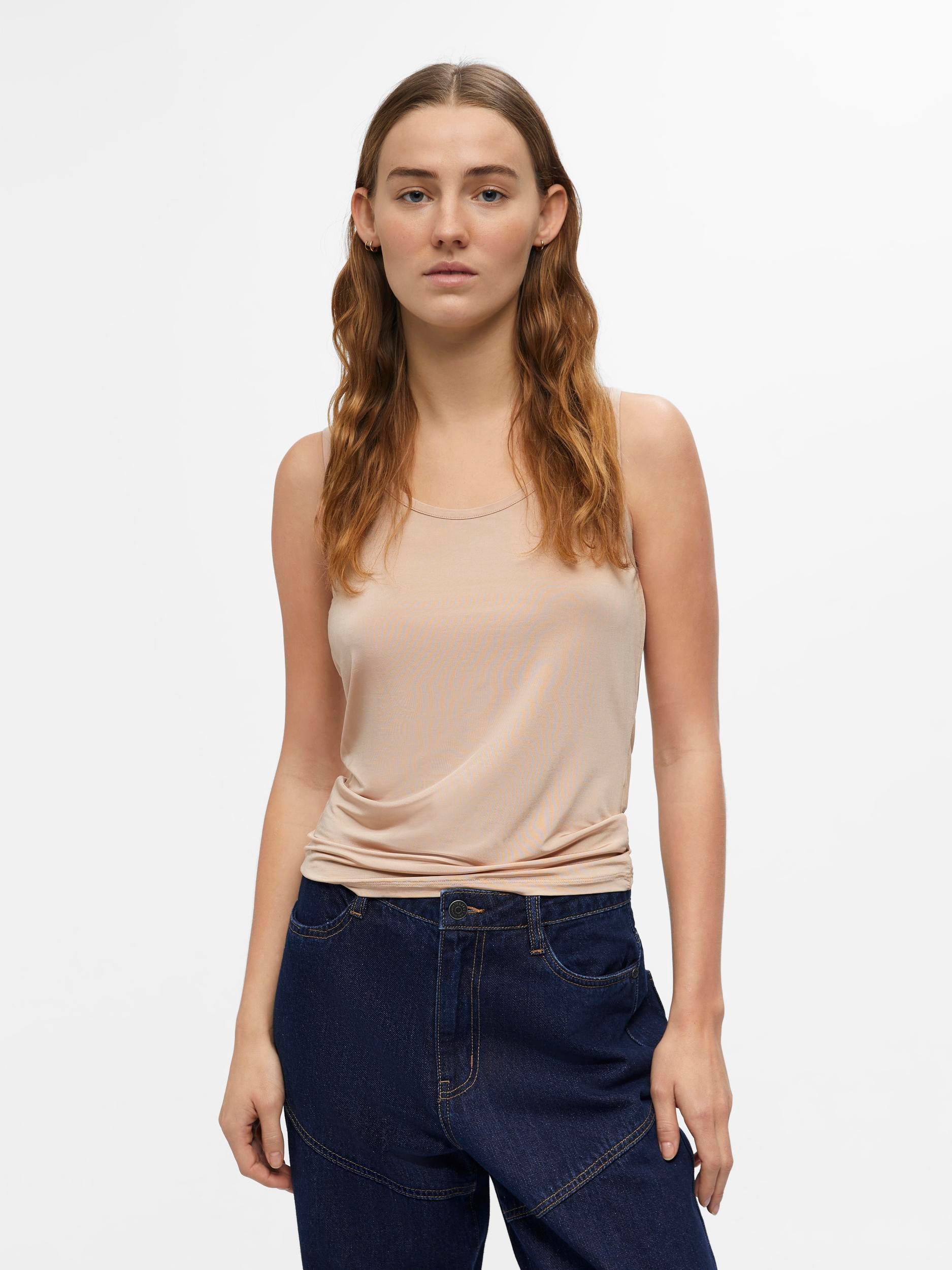 Lenny Hummus Tank Top for Women - Soft & Comfortable Sleeveless Shirt for Summer, Gym, Yoga & Casual Wear