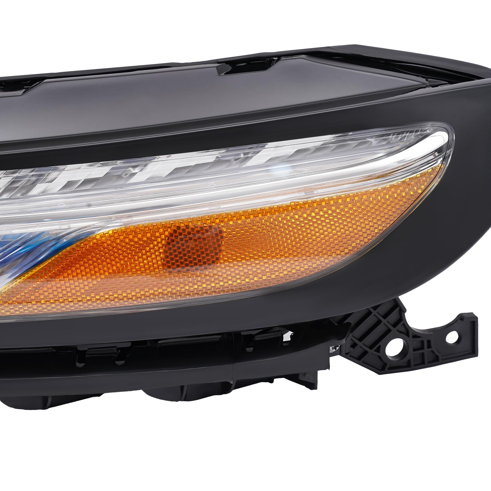 LOYALHEARTDY LED DRL Daytime Running Lights for 2014-2018 Jeep Cherokee - Driver & Passenger Side Turn Signal Lights Assembly - Perfect for Enhanced Visibility & Safety on Road Trips and Night Driving
