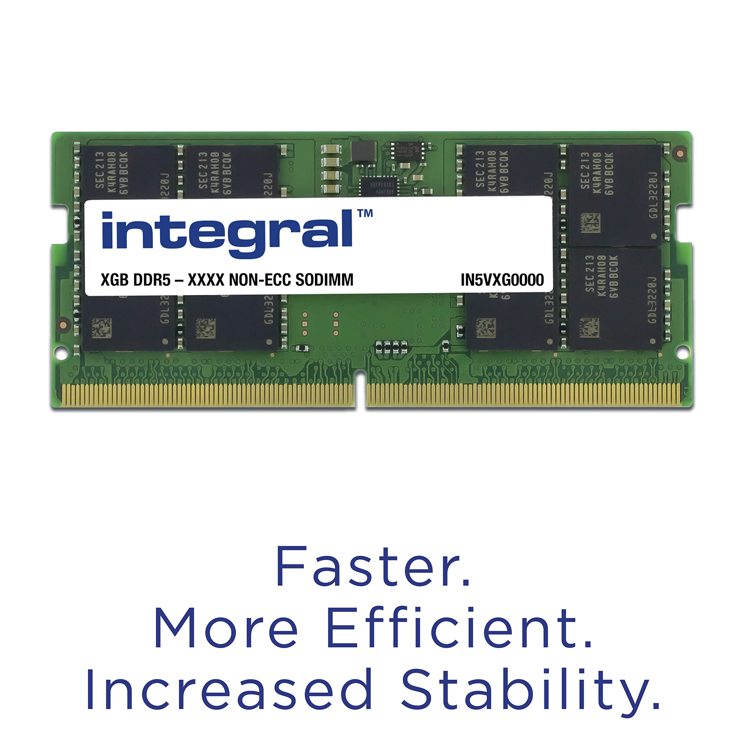 32GB (2x16GB) DDR5 5600MHz SODIMM Laptop Memory Kit - High-Speed RAM for Gaming, Video Editing & Multitasking on MacBook, Windows & Linux Notebooks