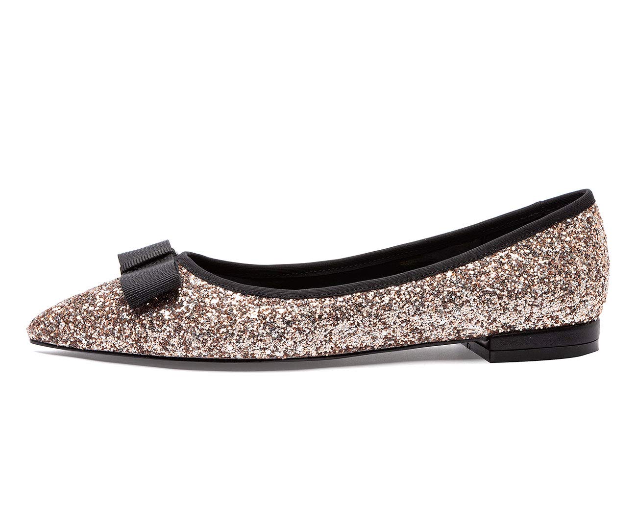 Castamere Women's Comfortable Ballet Flats - Elegant Pointed Toe Slip-On Pumps with Bow Knot for Work, Party & Wedding | Breathable & Lightweight Shoes for Daily Wear