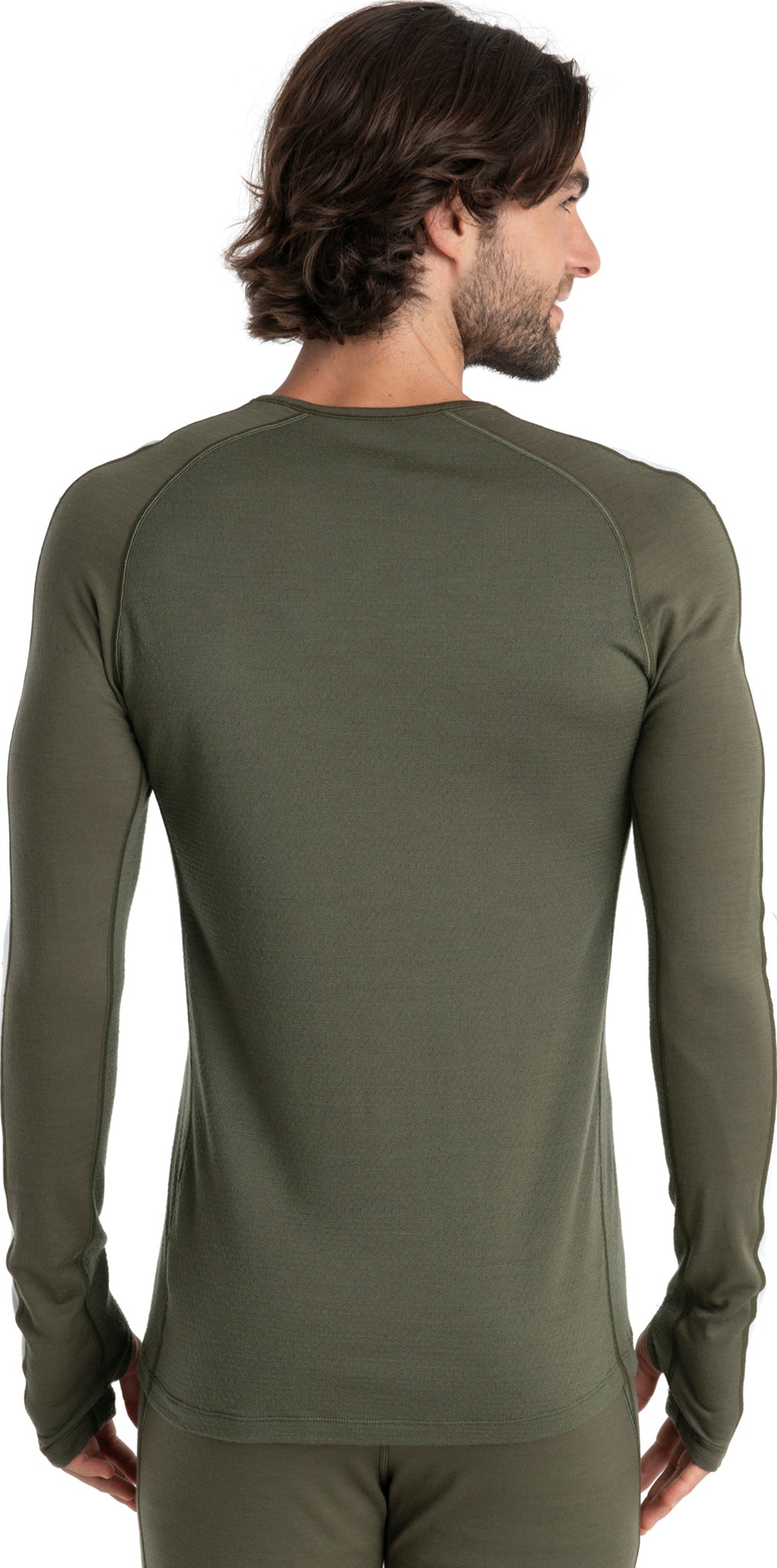 200 ZoneKnit Long Sleeve Crewneck Base Layer Top for Men - Moisture Wicking Thermal Shirt for Cold Weather, Hiking & Outdoor Activities