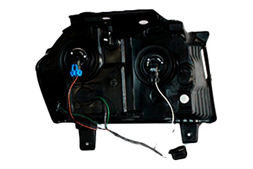 TYC Left Headlight Assembly Compatible with 2005-2007 Jeep Grand Cherokee - Replacement Headlamp for Improved Night Driving Safety