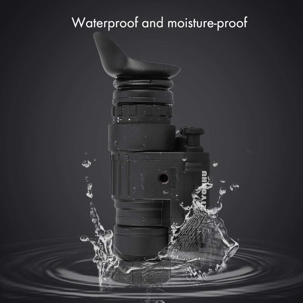 PVS-14 HD Digital Night Vision Monocular - Waterproof IR Infrared Scope for Hunting, Surveillance & Night Patrol | Compatible with Tactical Gear & Military Equipment | Perfect for Outdoor Adventures, Security & Low Light Conditions