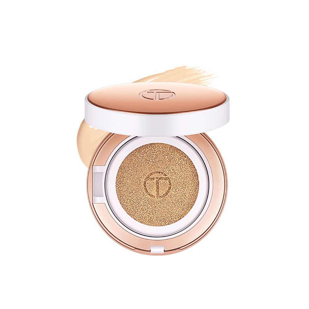 **Air Cushion BB Cream CC Cream - Moisturizing Concealer & Bright Makeup Base - Long-Lasting Foundation with Puff (Shade 01) - Perfect for Daily Wear & Flawless Coverage**