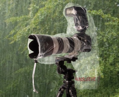 Op/Tech 14 Rainsleeve Flash 2 Pack - Waterproof Camera Lens Protector for DSLR & Mirrorless Cameras - Perfect for Outdoor Photography in Rainy Weather