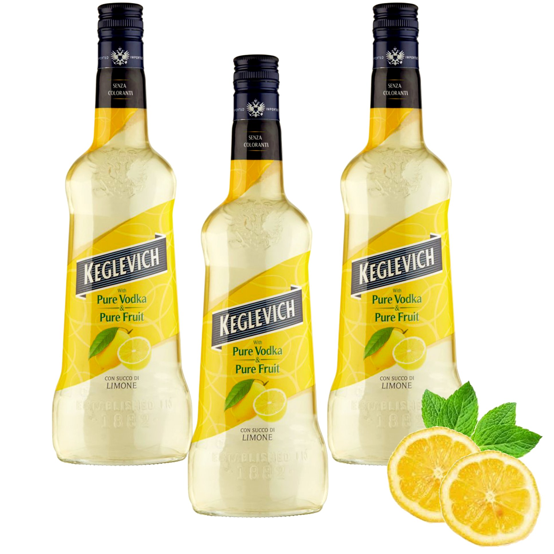 Pure Lemon Juice - 100% Natural & Freshly Squeezed - Pack of 3 Bottles (16oz Each) - Perfect for Cocktails, Cooking & Healthy Drinks