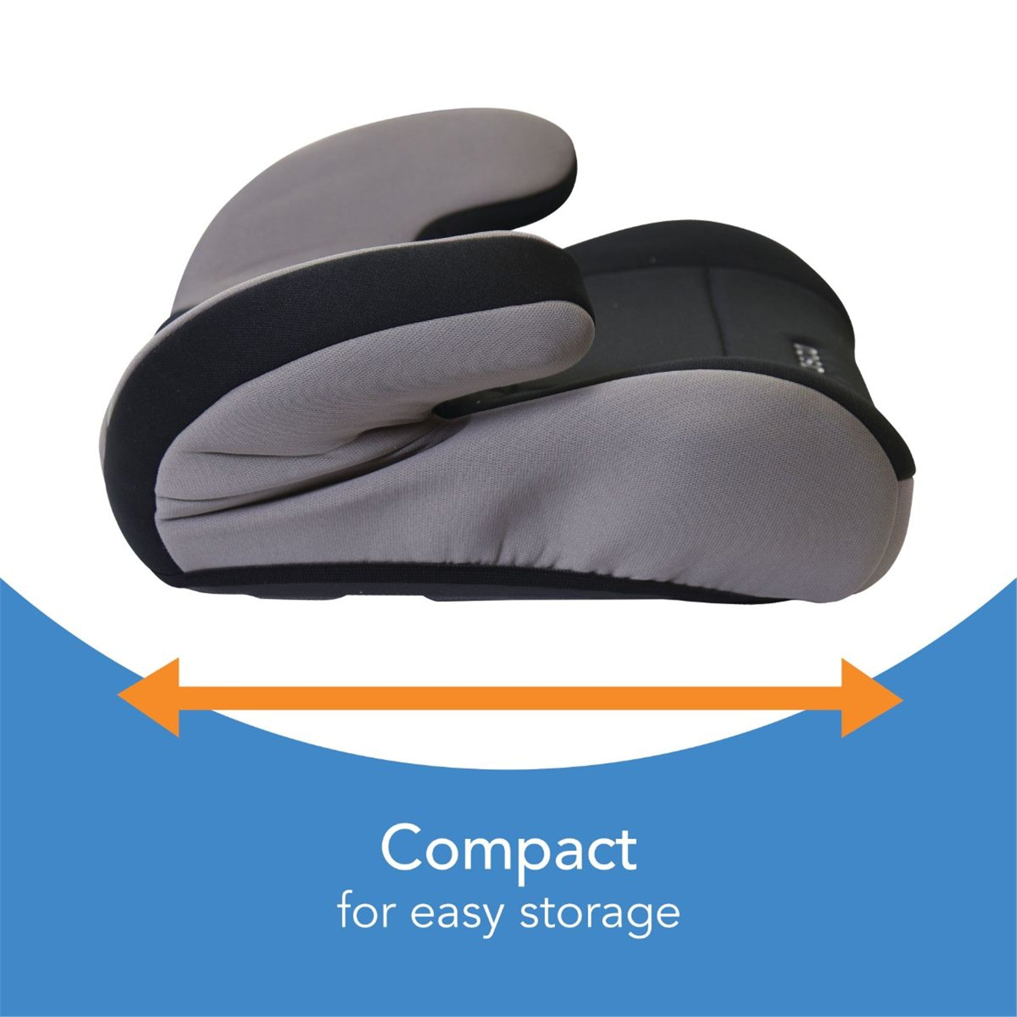 Cosco Topside Booster Car Seat - Black/Grey - High Back Booster for Big Kids 4-10 Years - Safe & Comfortable for School, Travel & Road Trips