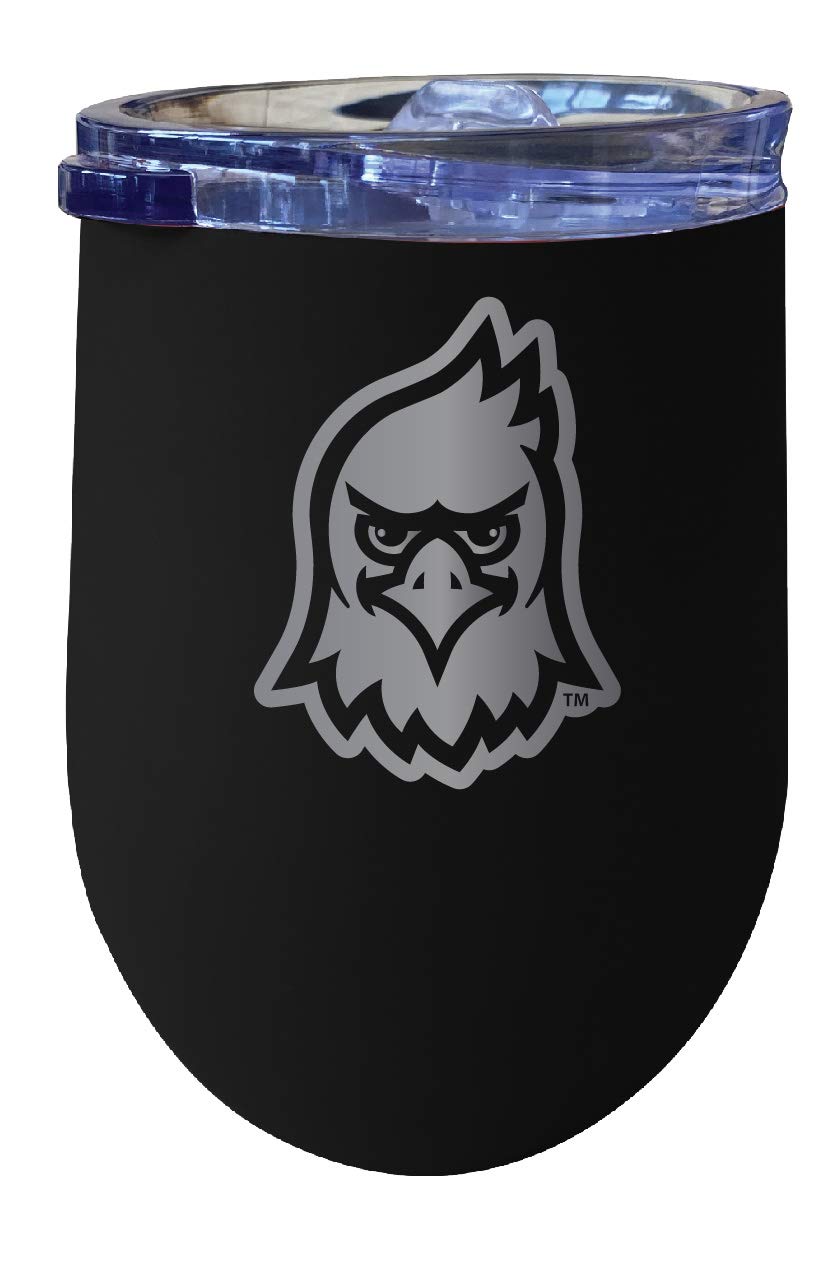 North Dakota Fighting Hawks 12 oz Insulated Stainless Steel Wine Tumbler with Etched Design - Perfect for Game Day, Tailgating & Outdoor Adventures