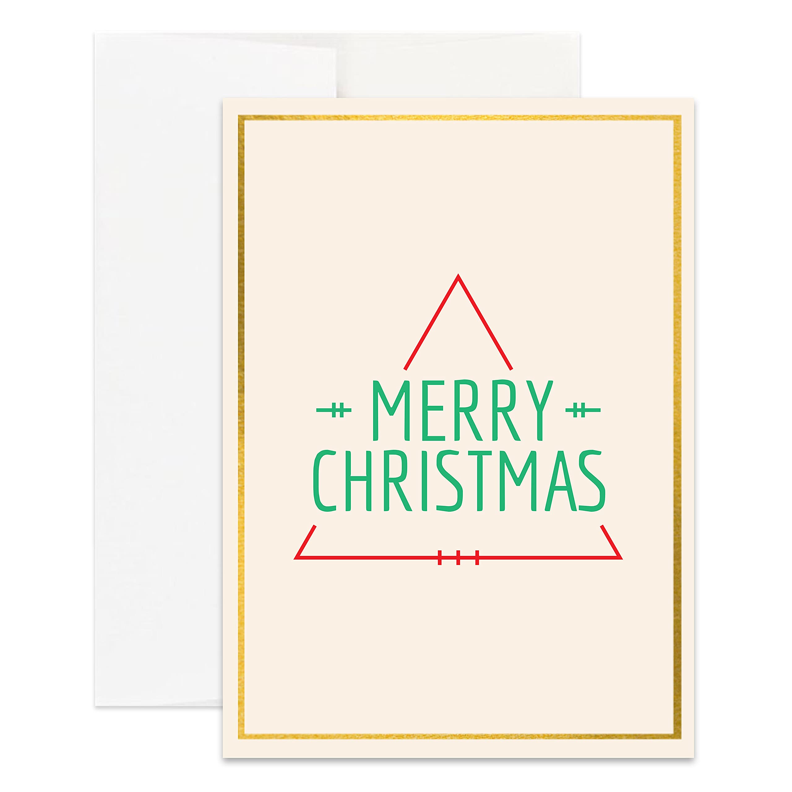 Religious Christmas Cards Pack - Christian Holiday Greeting Cards for Christmas, Inspirational Bible Verse Cards - Perfect for Church, Family & Friends (Single Card)