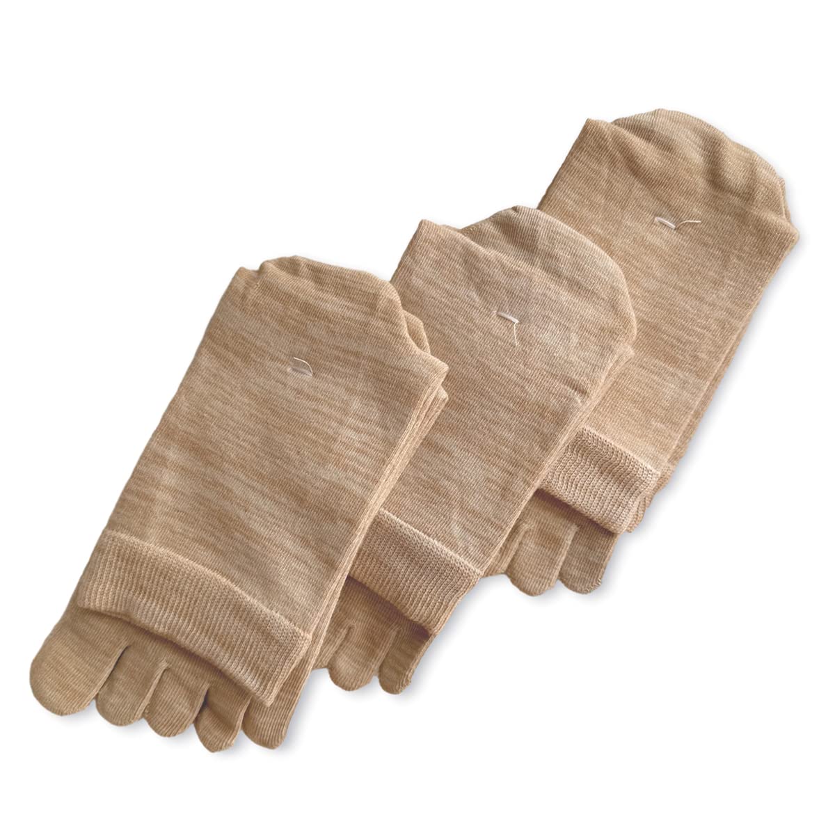 Breathable Organic Cotton Toe Socks for Men - Split Toe Design for Athletic Performance, Bunion Relief & Foot Alignment - Perfect for Running, Yoga & Post-Workout Recovery
