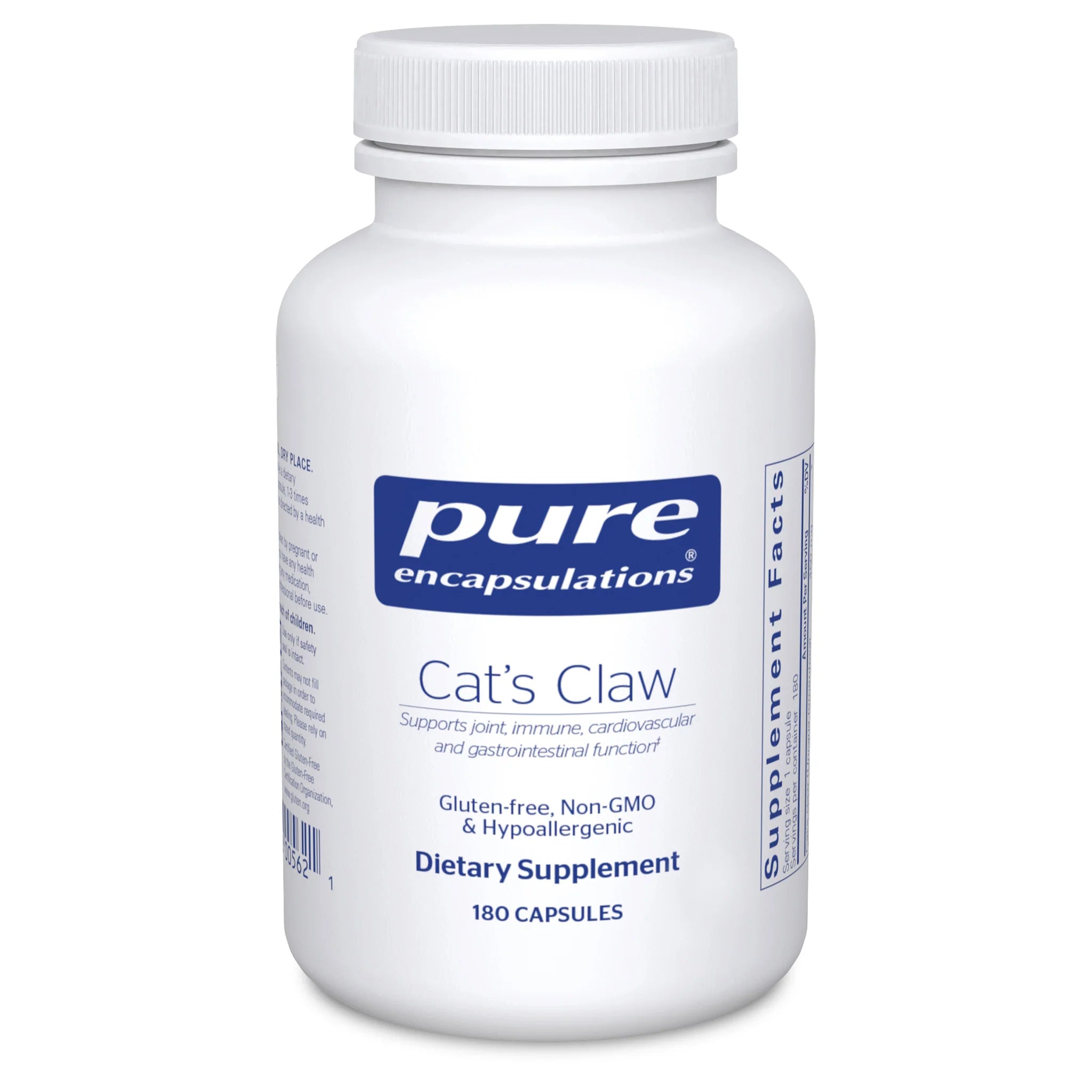 Premium Cat's Claw Extract 180 Capsules - Natural Immune Support Supplement for Wellness & Joint Health | Ideal for Daily Immune Boosting & Inflammation Relief