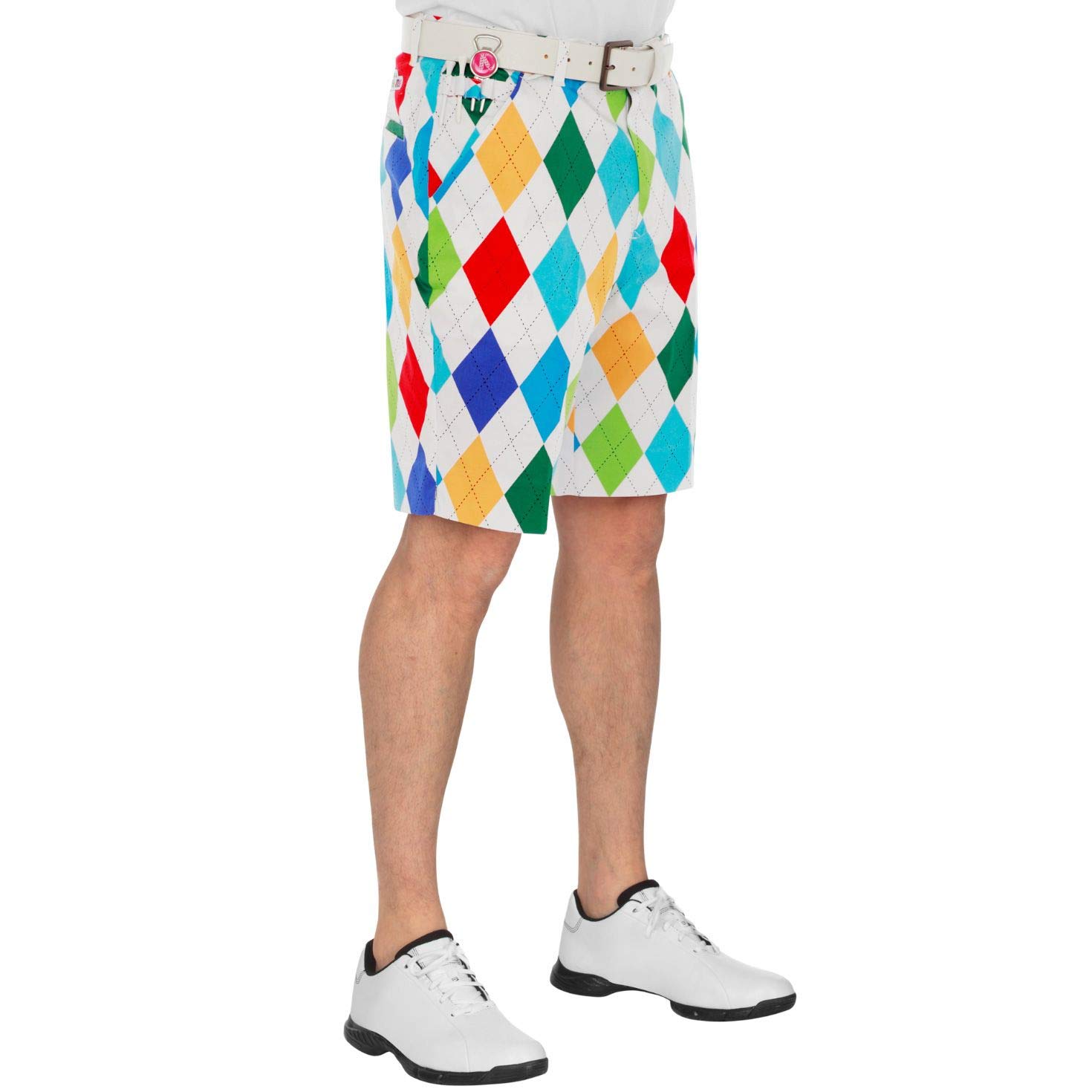 Royal & Awesome Men's Golf Shorts - Funny Printed Crazy Golf Shorts for Men | Perfect for Golfing, Casual Wear & Summer Outfits