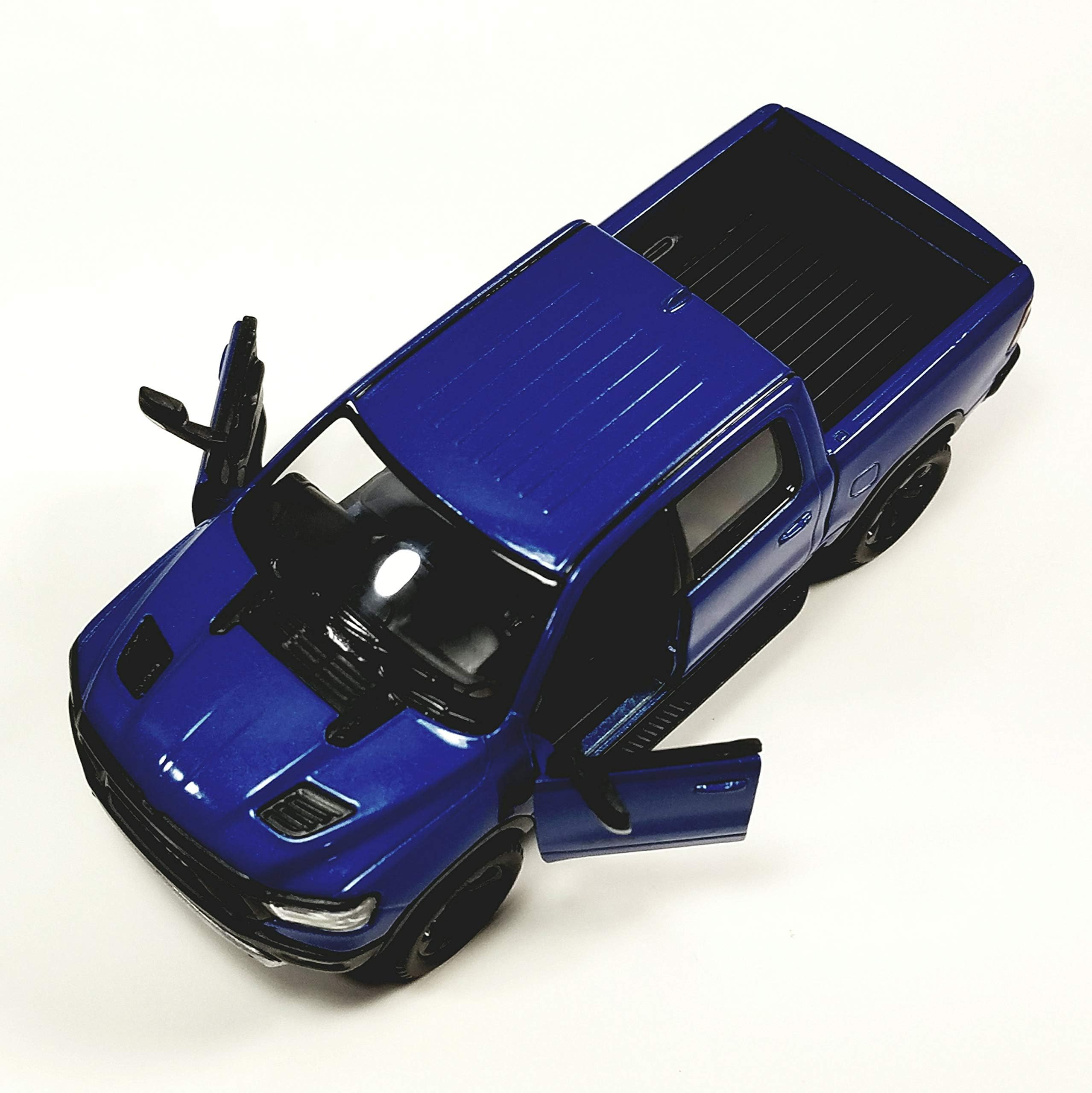 2019 Dodge Ram 1500 Pickup Truck 1/46 Scale Diecast Model Car - Blue | Kinsmart Collectible Toy for Adults & Kids | Perfect for Display, Gifts, and Car Enthusiast Collections