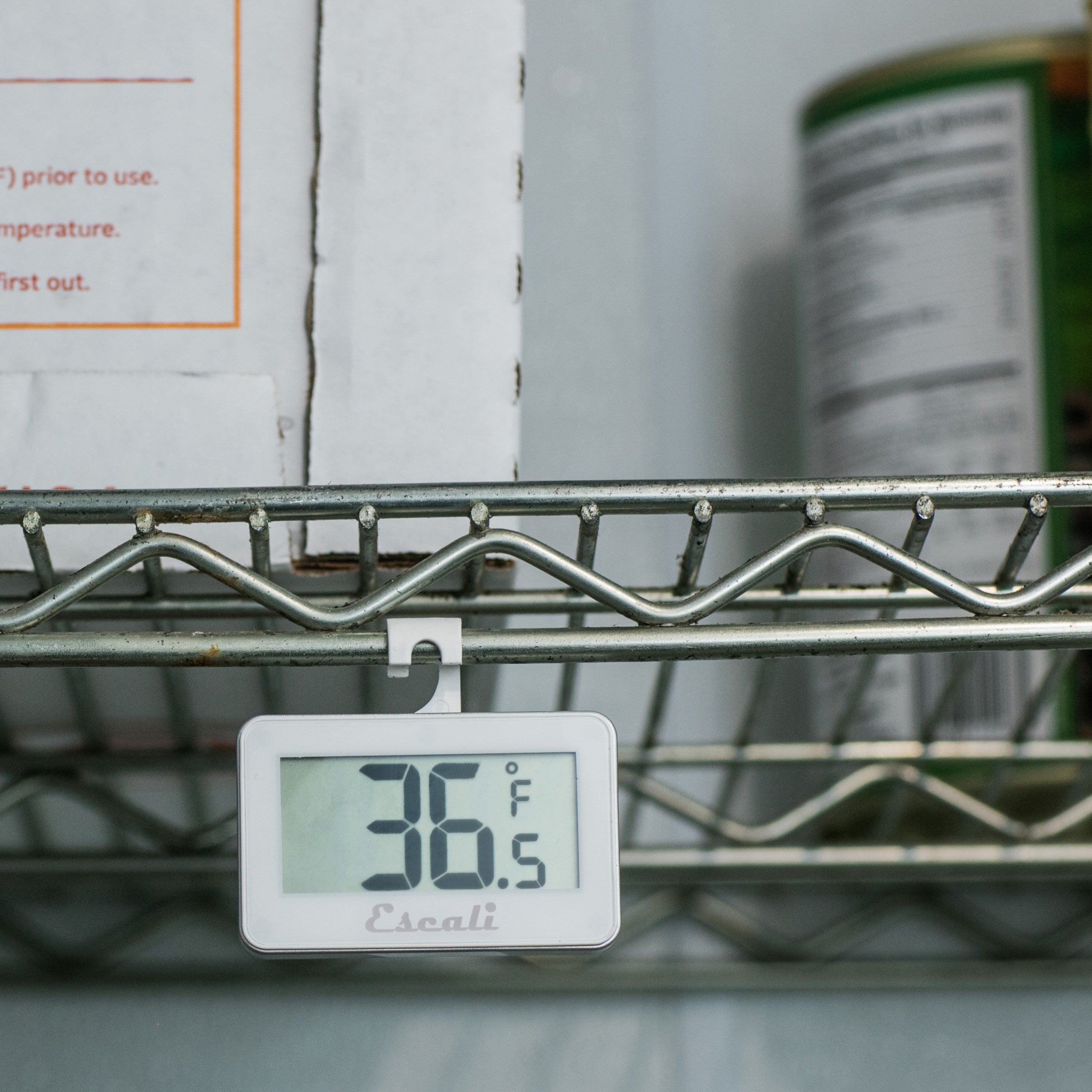Digital Refrigerator Freezer Thermometer - Wireless Fridge Freezer Temperature Monitor with Alarm, Large LCD Display - Perfect for Home, Restaurant & Food Storage Safety