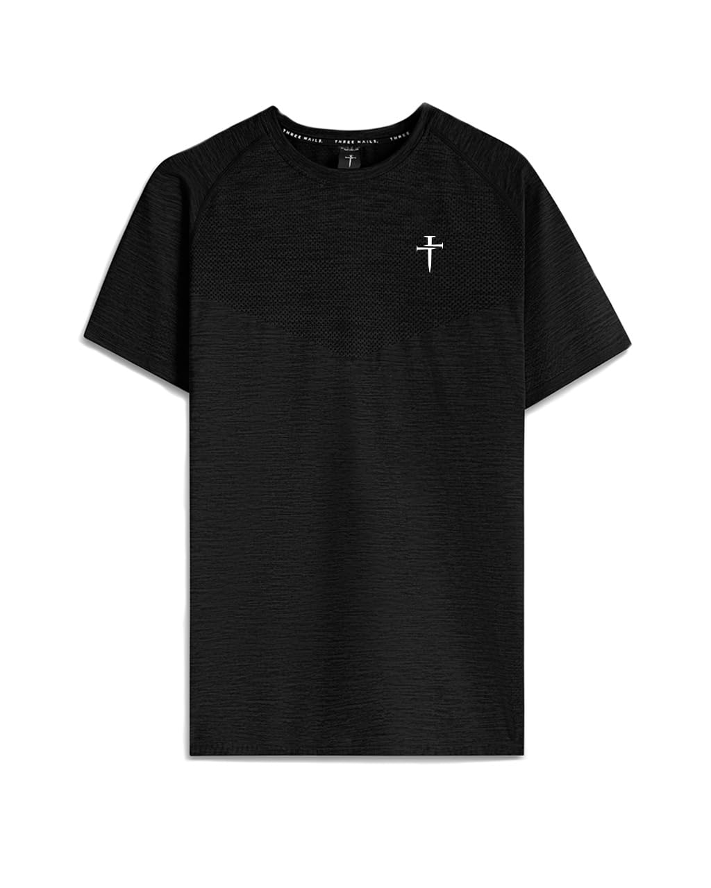 THREE NAILS Seamless T-Shirt for Women - Soft Stretchy Comfort Fit Crew Neck Basic Tee - Perfect for Yoga, Gym, Lounge & Everyday Wear
