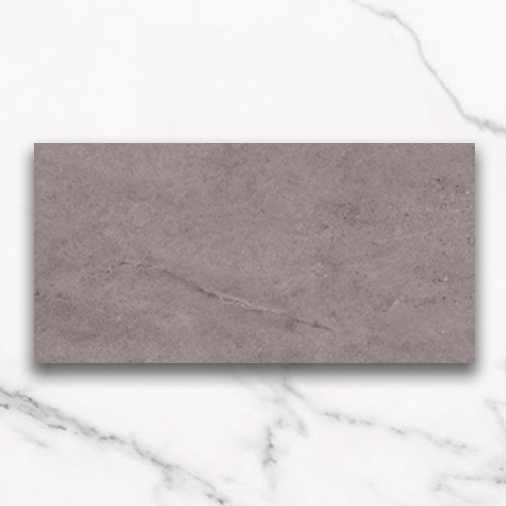 Concerta Grey 450x900 Limestone Look Outdoor Porcelain Tile - Durable & Weather-Resistant for Patios, Pool Decks & Garden Pathways