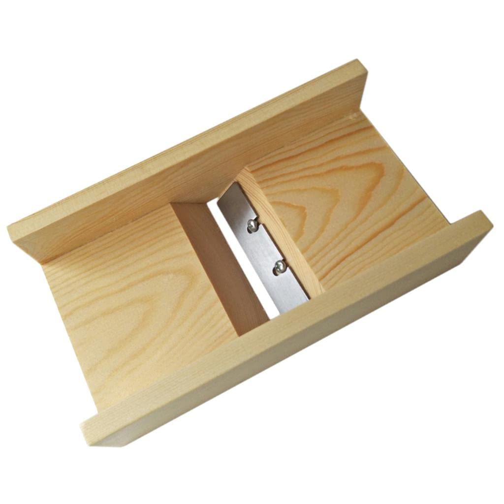 Premium Adjustable Pinewood Soap Cutter & Beveler Tool - Professional Soap Trimming Planer for DIY Craft, Candles & Homemade Soap Making - Perfect for Kitchen, Bathroom & Craft Room Organization