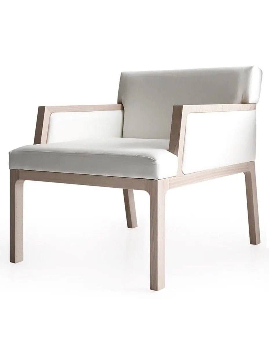 Bross Flux Lounge Chair - Modern Comfortable Accent Chair for Living Room, Bedroom & Office - Perfect for Relaxing, Reading & Lounging