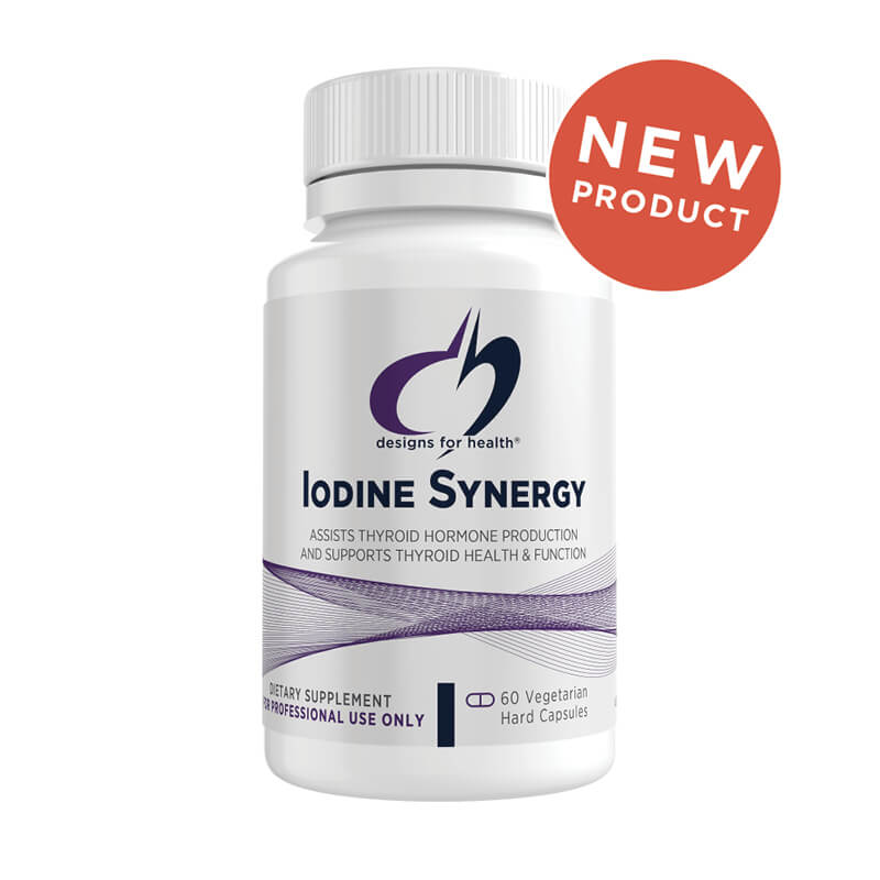 Designs for Health Iodine Synergy Supplement - Thyroid Support & Metabolism Booster - Essential Iodine for Energy & Cognitive Function - Perfect for Thyroid Health & Immune System Support
