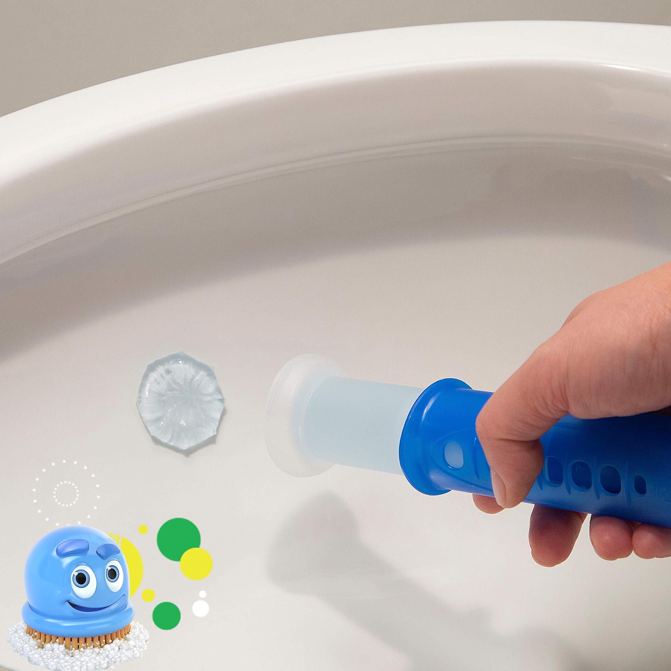 Scrubbing Bubbles Fresh Gel Toilet Bowl Cleaning Stamps - 2 Pack with 6 Gel Stamps | Prevents Limescale & Rings | Rainshower Scent | Easy Toilet Cleaning Solution for Bathroom Maintenance | Perfect for Homes, Hotels, and Offices