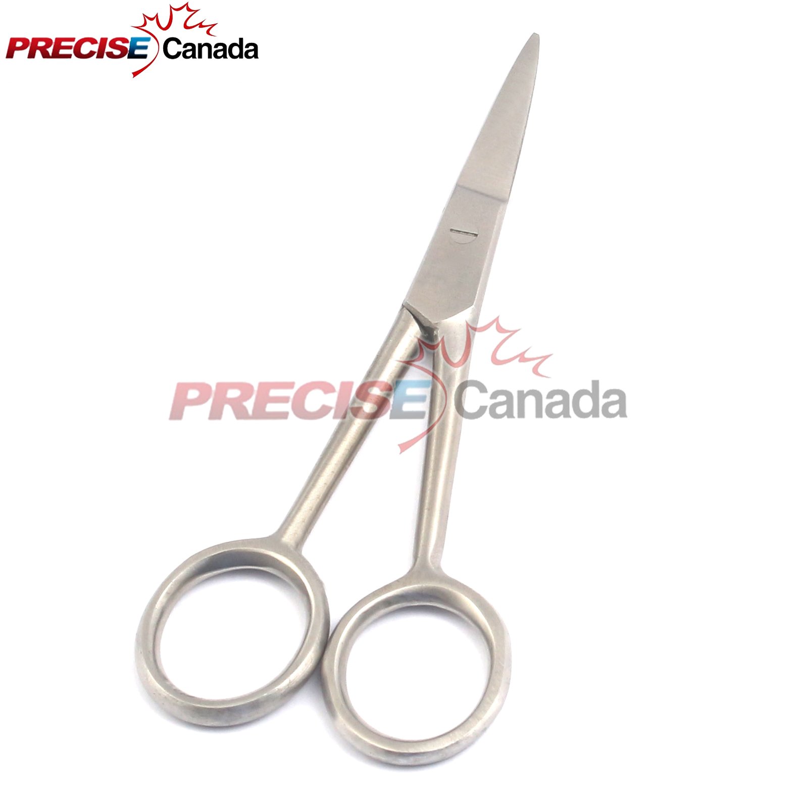 Professional Mustache Scissors - Stainless Steel Trimming Shears for Beard & Facial Hair Grooming - Perfect for Barbershops, Home Use & Travel Grooming Kits