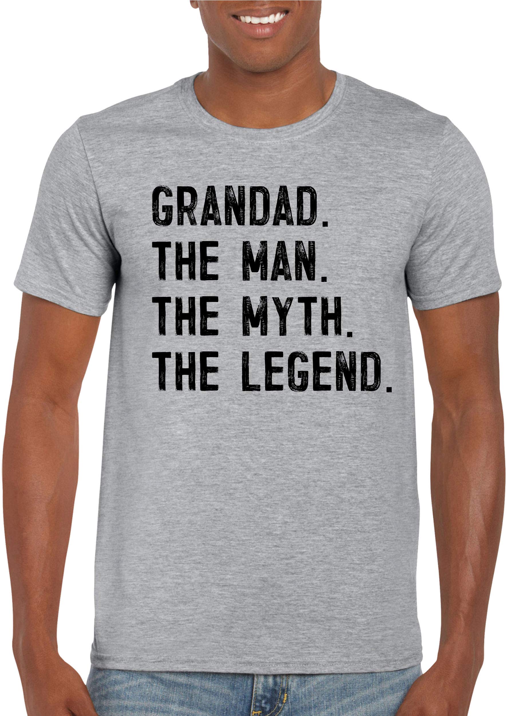Funny Father's Day T-Shirt - 'The Man The Myth The Legend' Graphic Tee for Dads & Uncles | Cool Casual Wear for Family Gatherings & Special Occasions