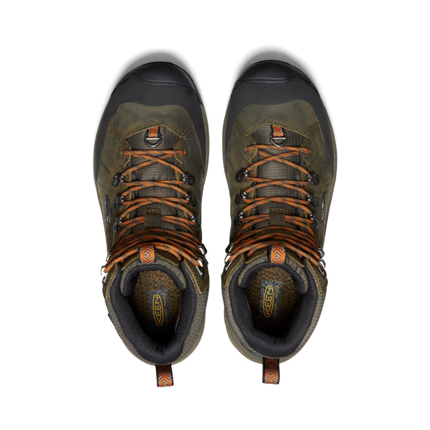 KEEN Revel IV Mid Polar Waterproof Hiking Boots for Men - Winter Snow & Outdoor Adventure Footwear for Cold Weather Trekking