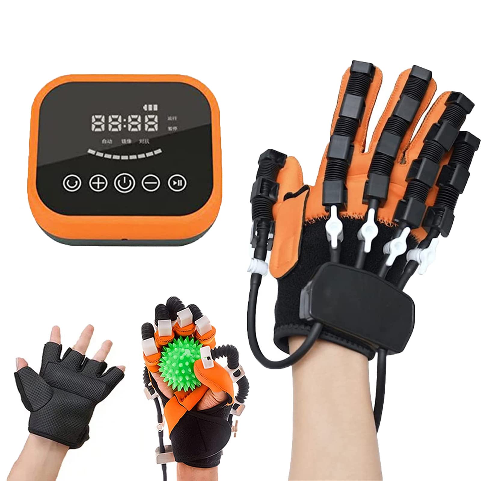 Stroke Rehabilitation Gloves - Hemiplegia Finger Trainer with Multiple Training Modes | Right Hand Assistive Device for Stroke Recovery & Physical Therapy | Perfect for Home Use & Clinical Rehabilitation