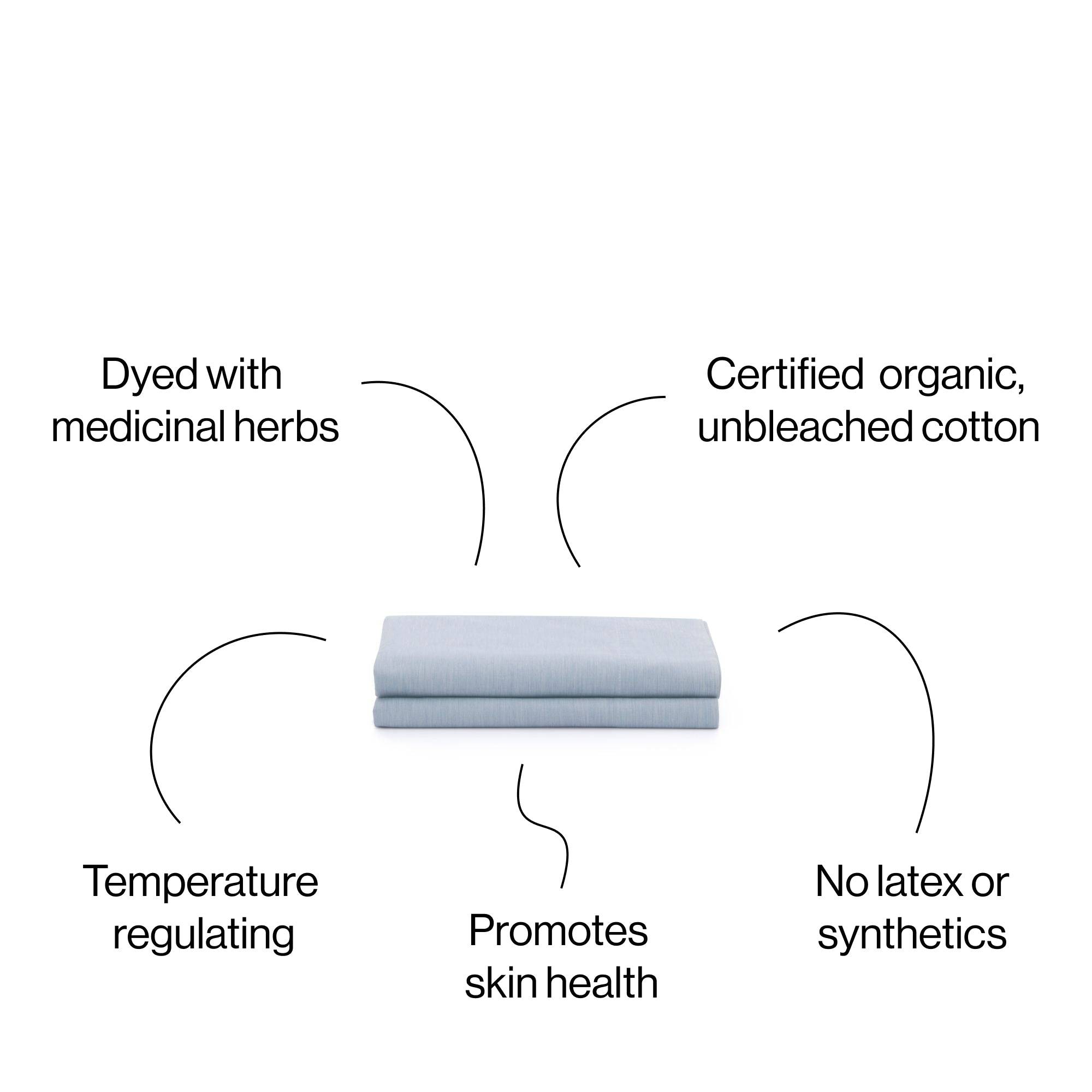 Organic Cotton Top Sheet - Soft & Breathable Bedding for Comfortable Sleep - Perfect for Home, Hotel, and Travel Use