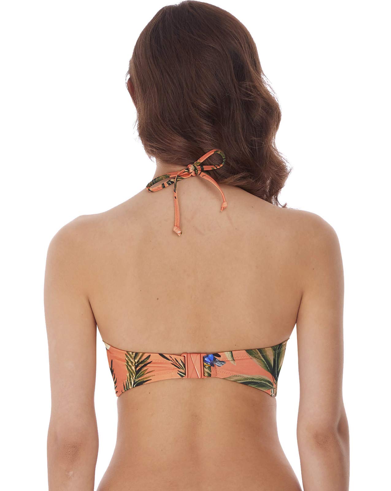Freya Women's Standard Birds in Paradise Underwire Bandeau Bikini Top - Sexy Swimwear for Beach, Pool & Summer Vacations