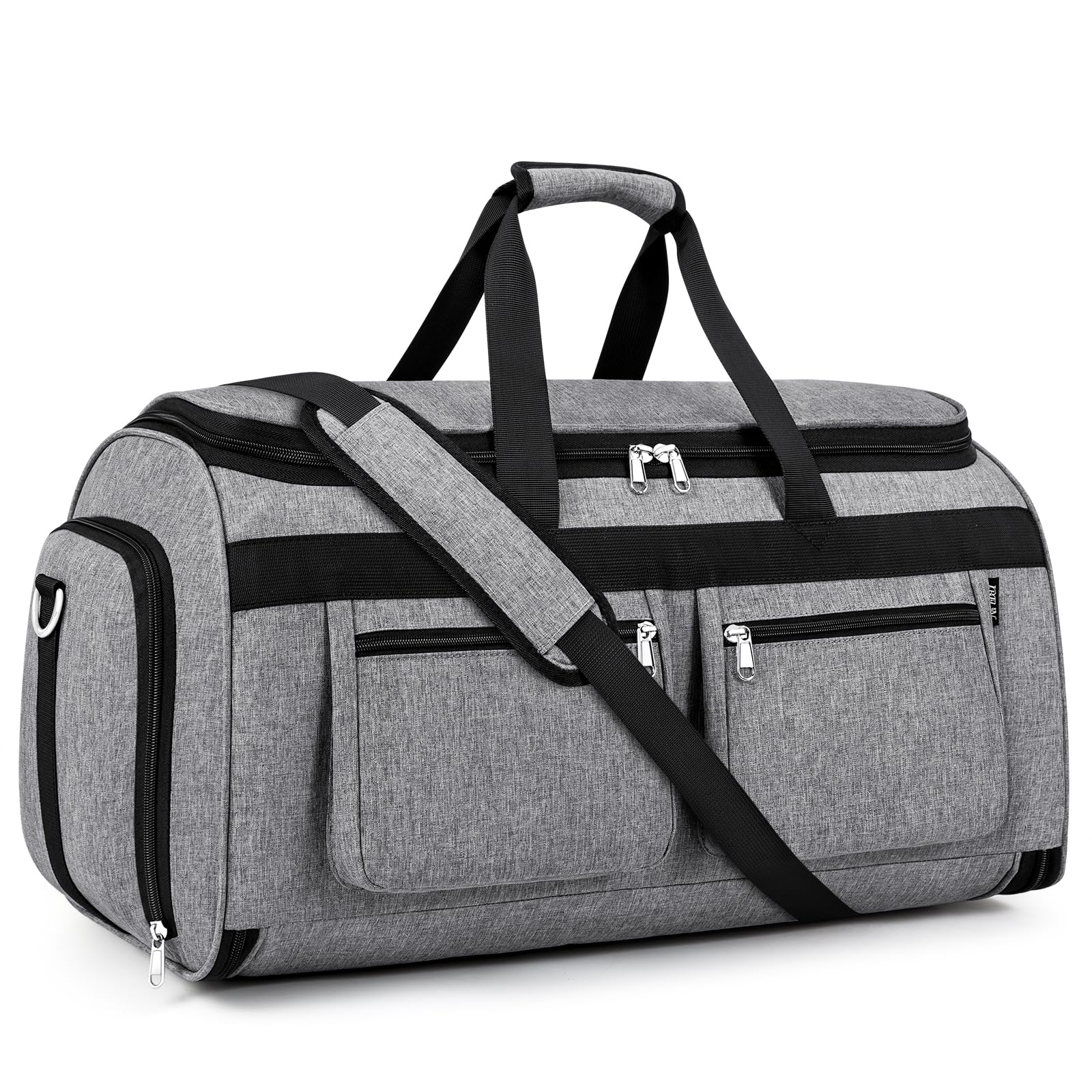 2-in-1 Convertible Travel Garment Duffel Bag - Large Carry On Hanging Suitcase & Weekender Bag for Men & Women | Perfect for Business Trips, Gym, Weekend Getaways & Air Travel
