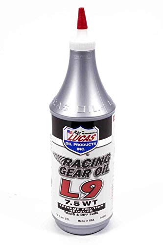 Lucas Oil 10456-12PK L9 Synthetic Racing Gear Oil - Case of 12 Bottles - High Performance Lubricant for Racing, Off-Road & Heavy-Duty Vehicles - Extreme Pressure Protection & Smooth Shifting