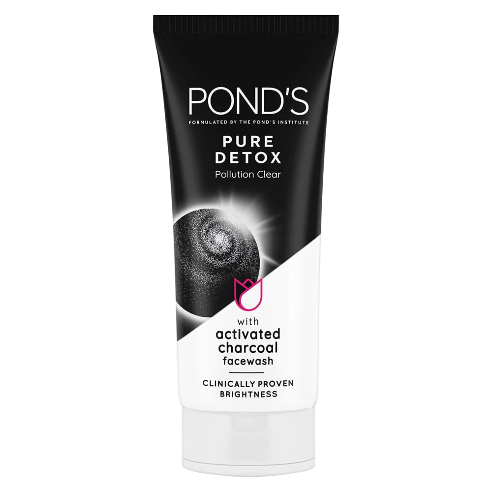 Pond's Pure White Anti-Pollution Face Wash 100g - Deep Cleansing & Brightening for Daily Skincare Routine