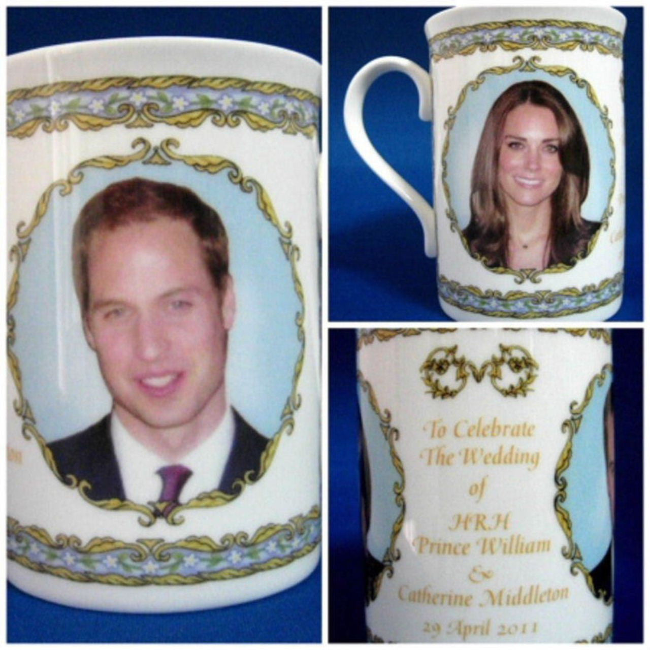 Prince William and Catherine Royal Wedding Commemorative Mug - English Bone China 2011 - Perfect for Tea Lovers and Royal Memorabilia Collectors
