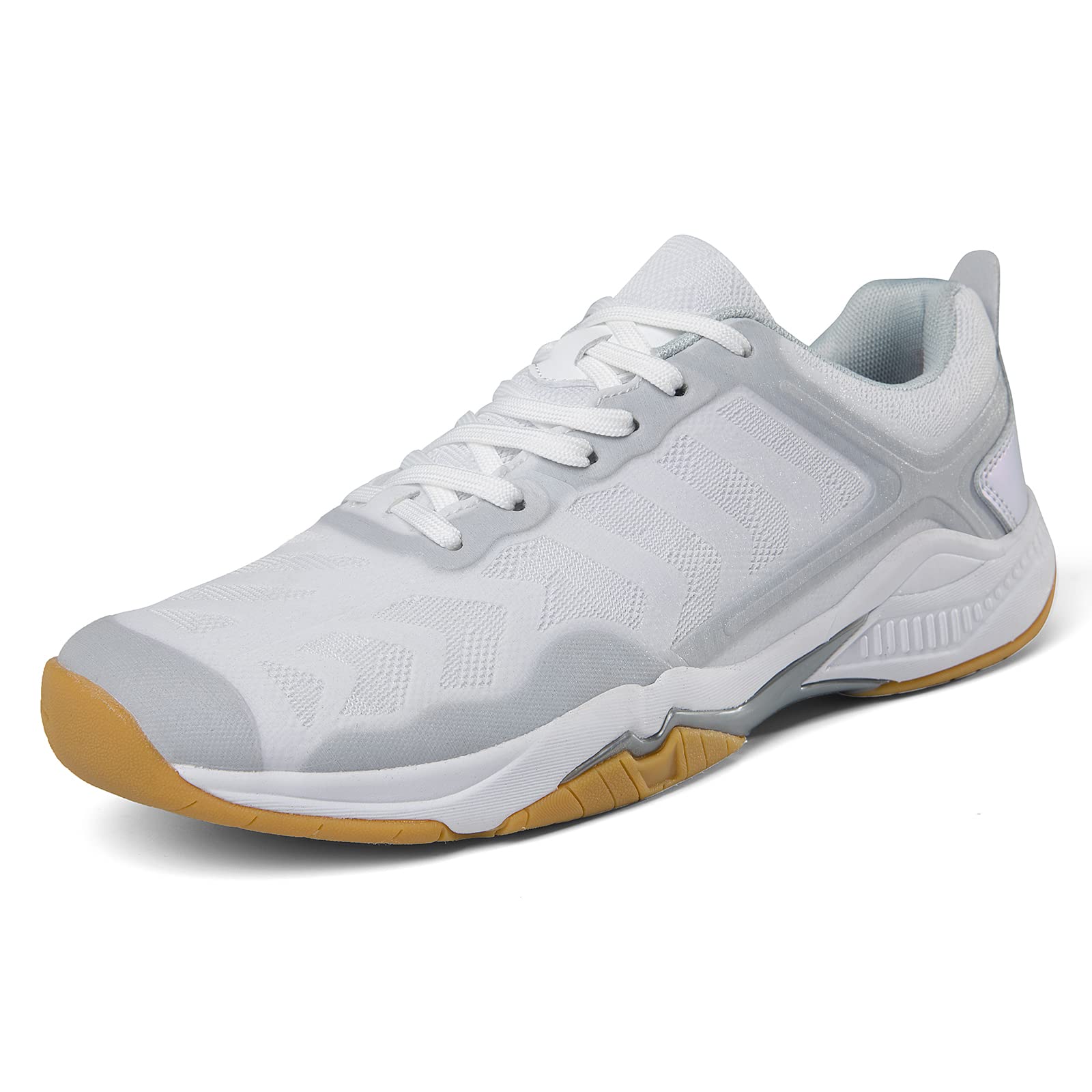 Men's Tennis Shoes with Arch Support - Indoor Court Training for Badminton & Pickleball