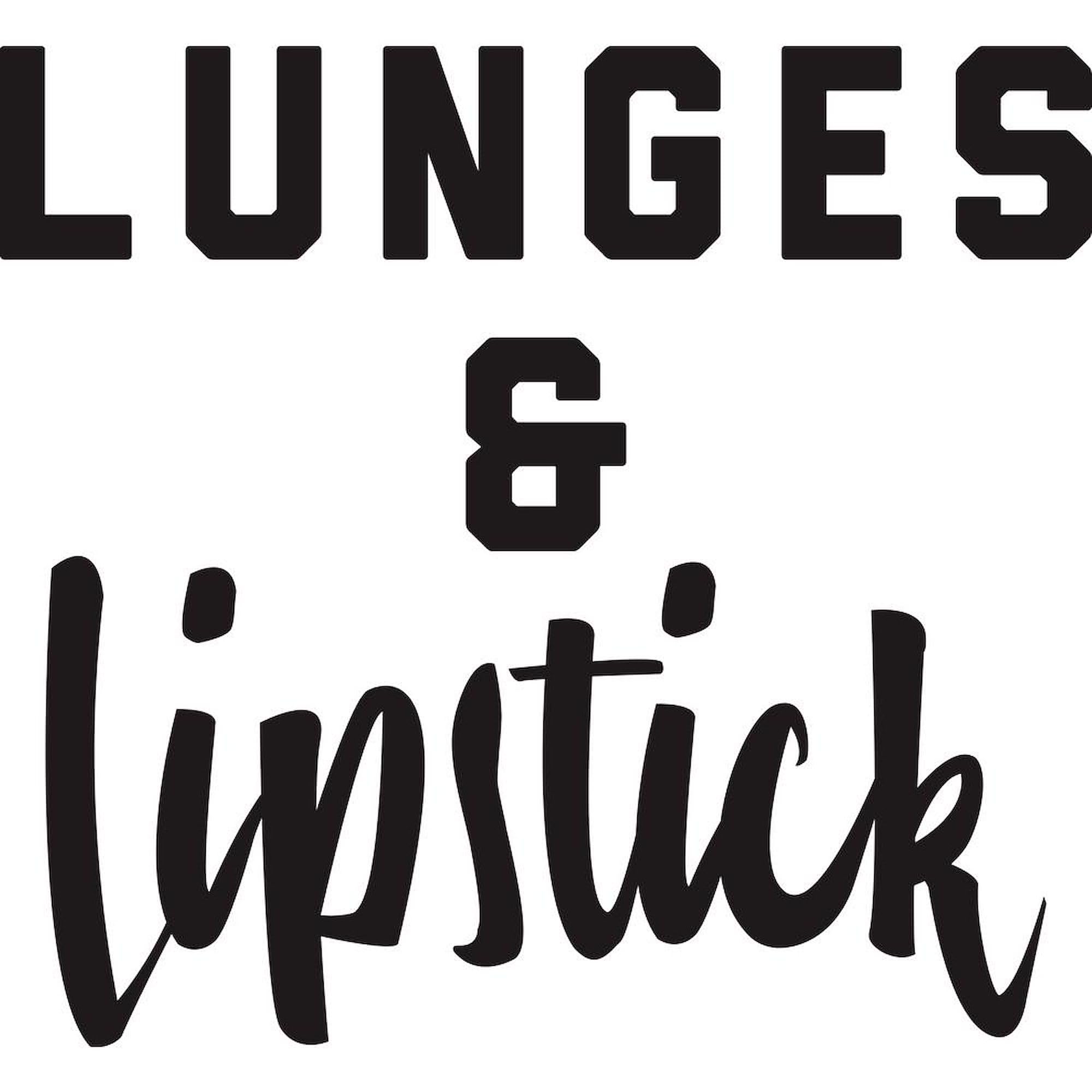 Lunge And Lipstick 20oz Ceramic Coffee Mega Mug - Large Capacity Coffee Cup for Home, Office & Gifts - Funny Novelty Drinkware for Tea, Hot Chocolate & Beverages